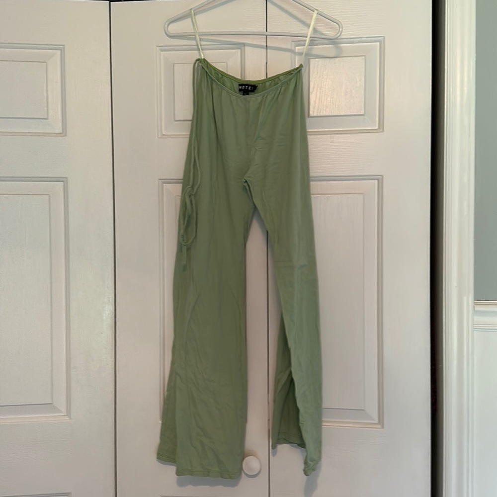 Motel rocks green tie pants